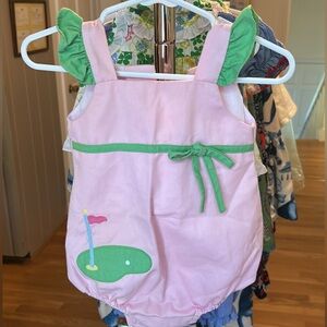 Little English pink and green golf bubble 3M